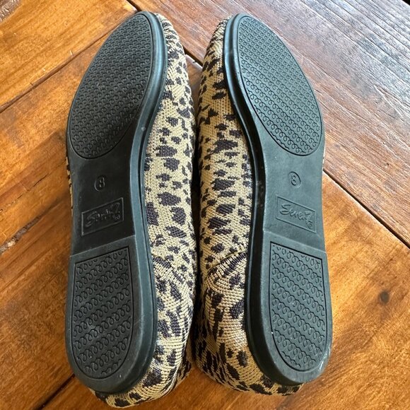 Seven | Womens 8 Amber Loafer Slip On Animal Print Knit Ballet Flat Cheetah - Picture 10 of 11